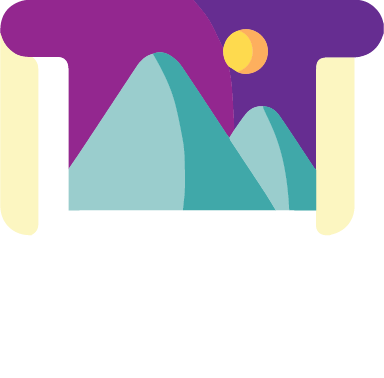 Illustration panorama de montagne